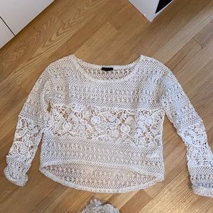 Lace sweater